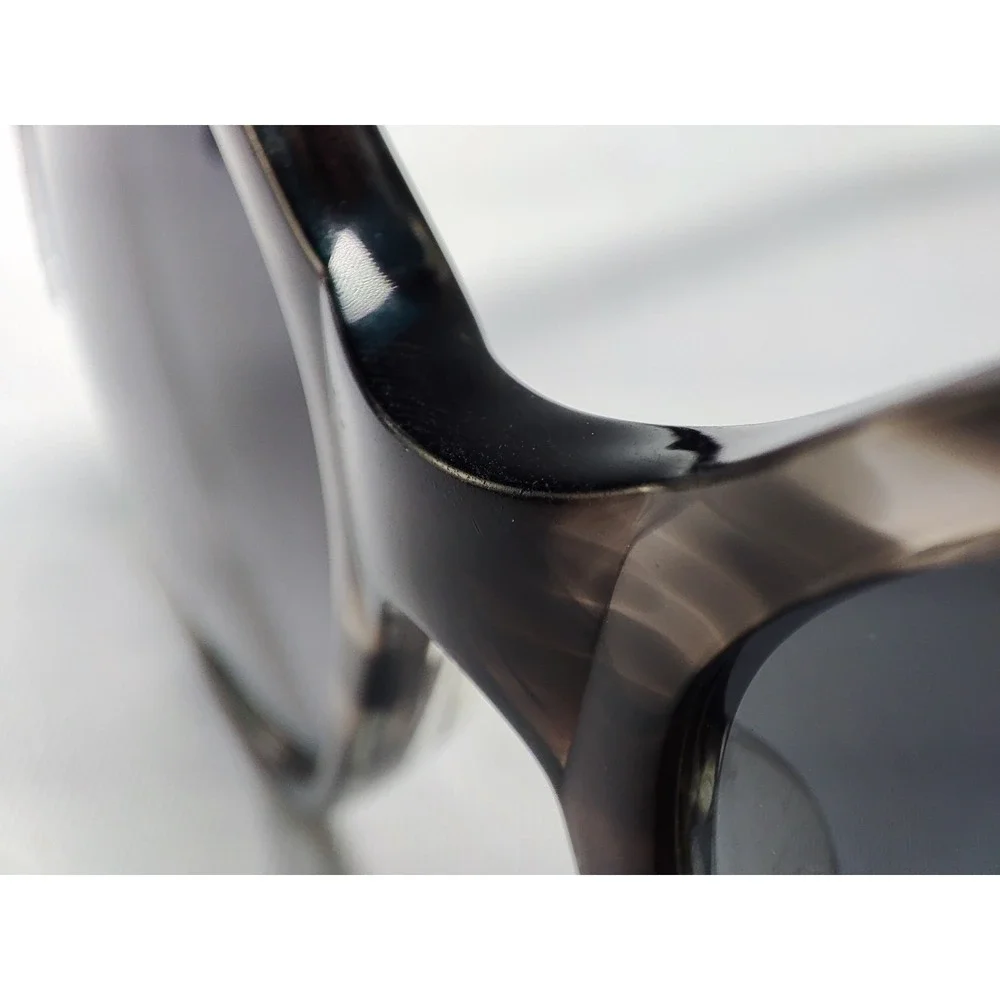 Chloe CL2247 C01 Women Oversized Cat Eye Sunglasses Brown Stripe 140mm